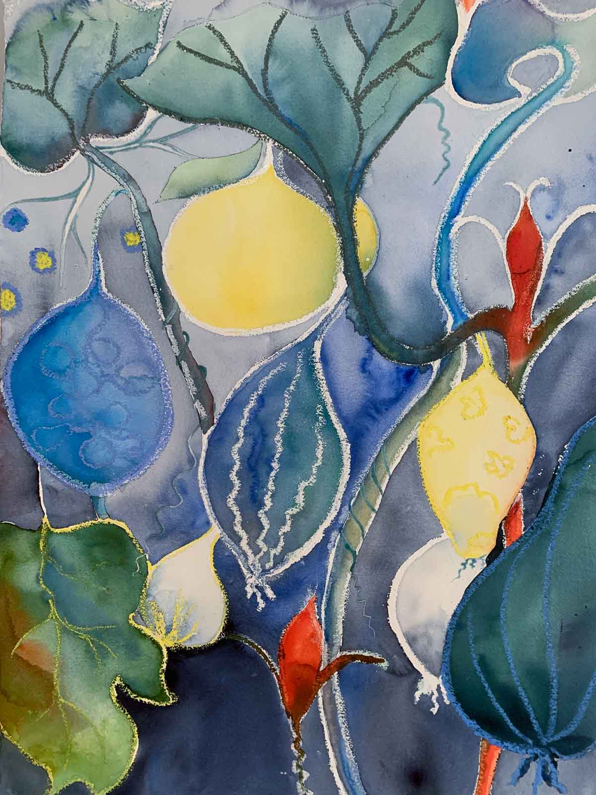 Frutas azul, Puck Jansson, konstnär