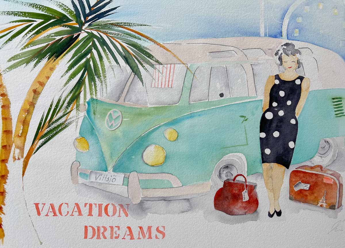 Vacation dreams, konstnär Puck Jansson